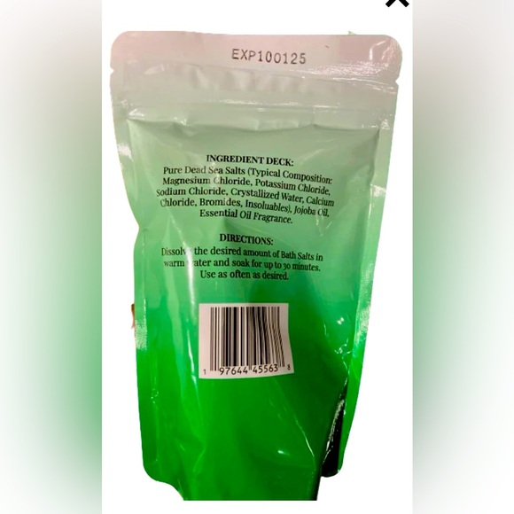 DEAD SEA SALT SOAK 16 oz JOJOBA OIL ESSENTIAL OIL FOR FRAGRANCE - Picture 2 of 2